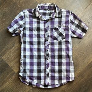 Men’s Dress Shirt Button Up T-Shirt size medium